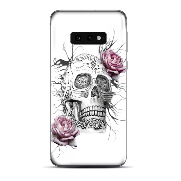 Roses In Skull | Skin For Samsung Galaxy S10e Fashion