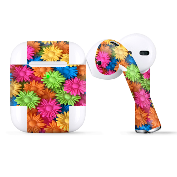 Colorful Wax Daisies Flowers | Skin For Apple AirPods Hot on Sale