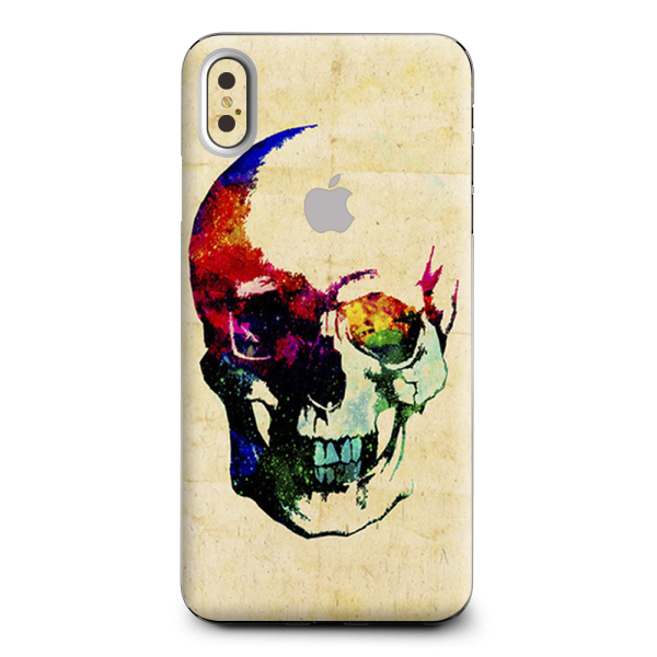 Skeleton In Color Apple iPhone XS Max Skin Discount