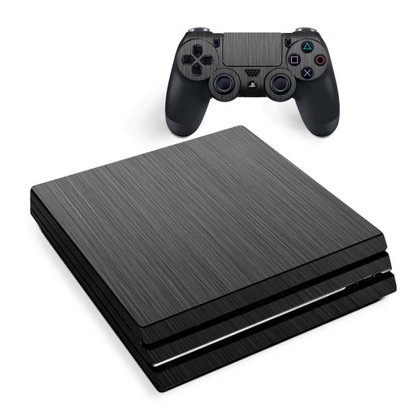 Brushed Metallic Pattern Sony PS4 Pro Skin Online Sale