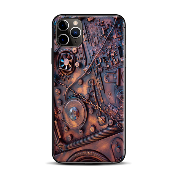 Steampunk Metal Panel Vault Gear | Skin For Apple iPhone 11 Pro Max Online now