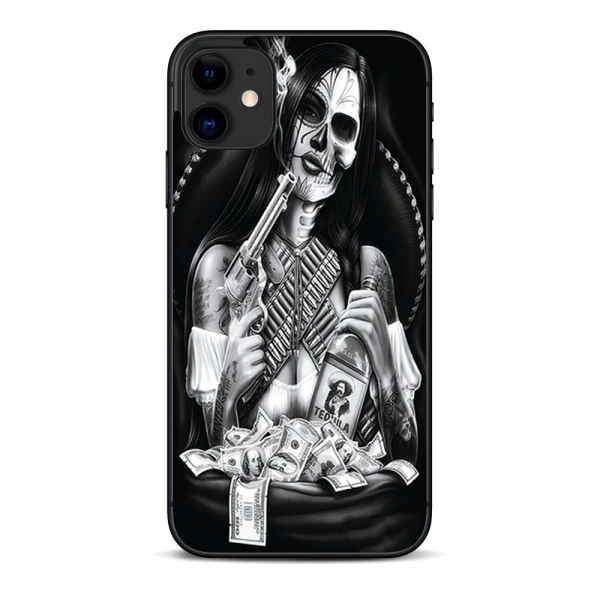 Skull Girl Gangster | Skin For Apple iPhone 11 on Sale