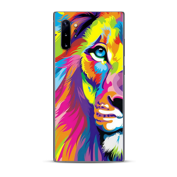 Colorful Lion Abstract Paint | Skin For Samsung Galaxy Note 10 Plus Online