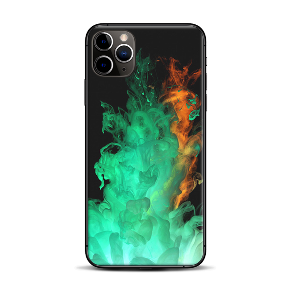 Orange Green Smoke | Skin For Apple iPhone 11 Pro Max Online Sale