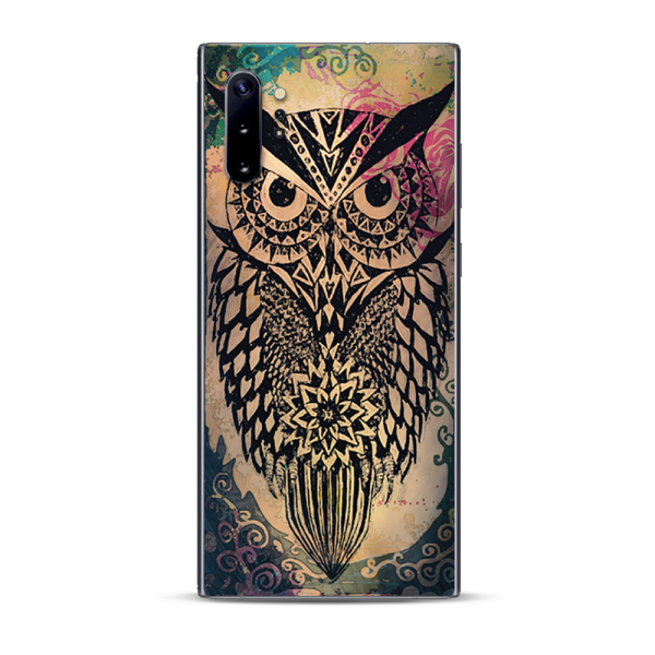 Tribal Abstract Owl | Skin For Samsung Galaxy Note 10 Plus Online Sale