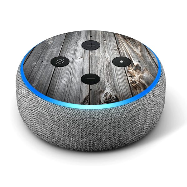 Grey Wood | Skin For Amazon Echo Dot 3rd Generation on Sale