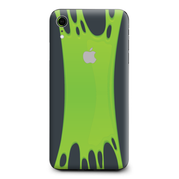 Stretched Slime Green Apple iPhone XR Skin Hot on Sale