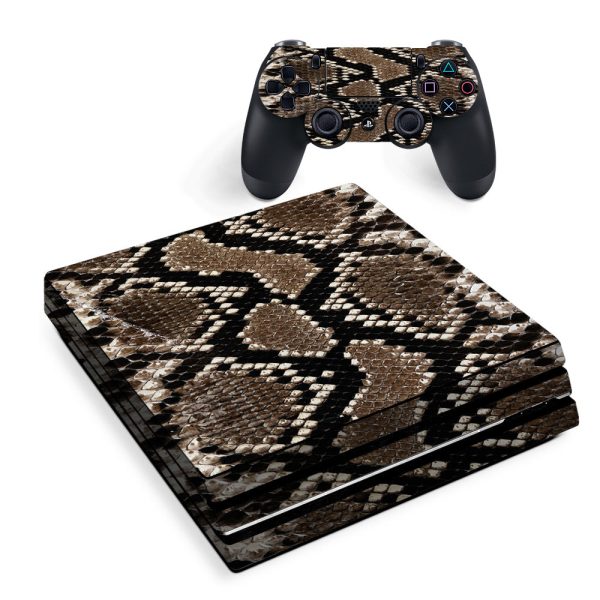 Snakeskin Rattle Python Skin Sony PS4 Pro Skin Online Hot Sale