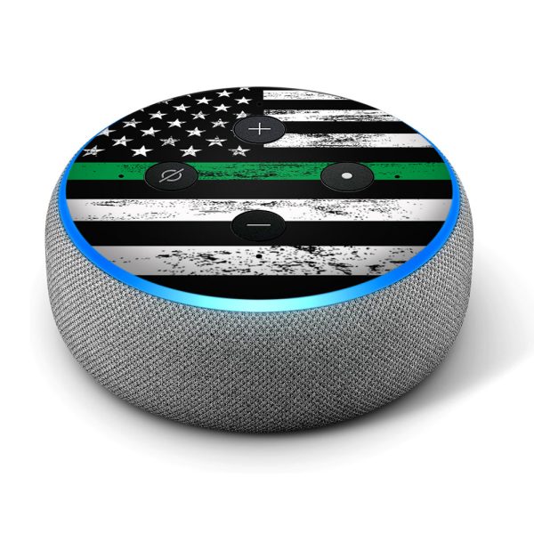 Thin Green Line | Skin For Amazon Echo Dot 3rd Generation For Discount