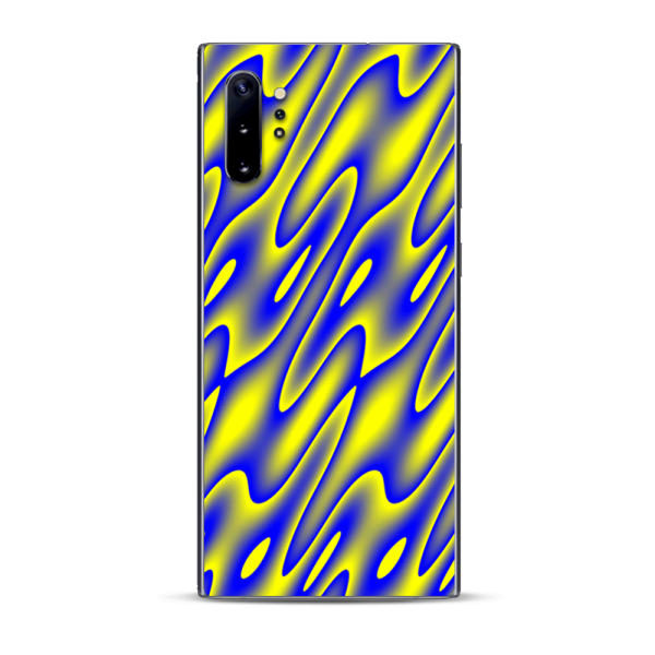 Neon Blue Yellow Trippy | Skin For Samsung Galaxy Note 10 Plus on Sale