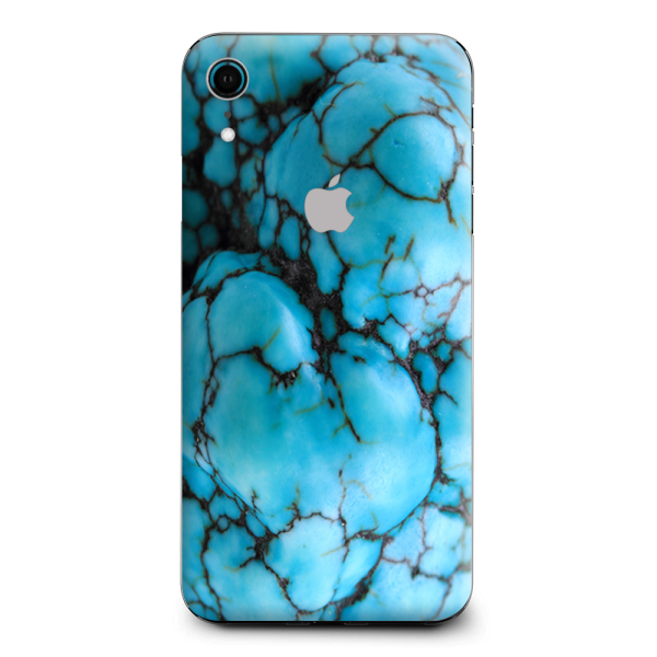 Blue Turquoise Stone Gem Rock Apple iPhone XR Skin Cheap