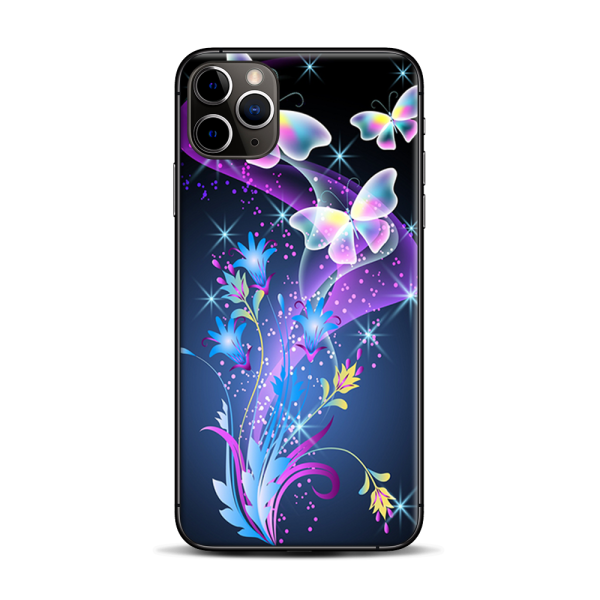 Glowing Butterflies In Flight | Skin For Apple iPhone 11 Pro Max Fashion