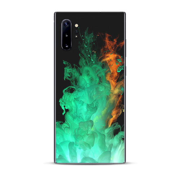 Orange Green Smoke | Skin For Samsung Galaxy Note 10 Plus Online Hot Sale