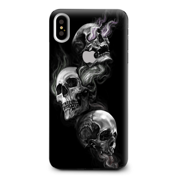 Glowing Skulls In Smok Apple iPhone XS Max Skin For Discount