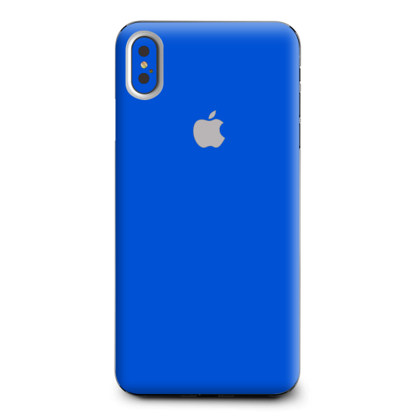 Solid Blue Apple iPhone XS Max Skin Online now