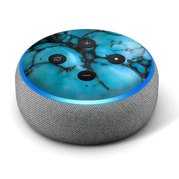 Blue Turquoise | Skin For Amazon Echo Dot 3rd Generation Online Sale