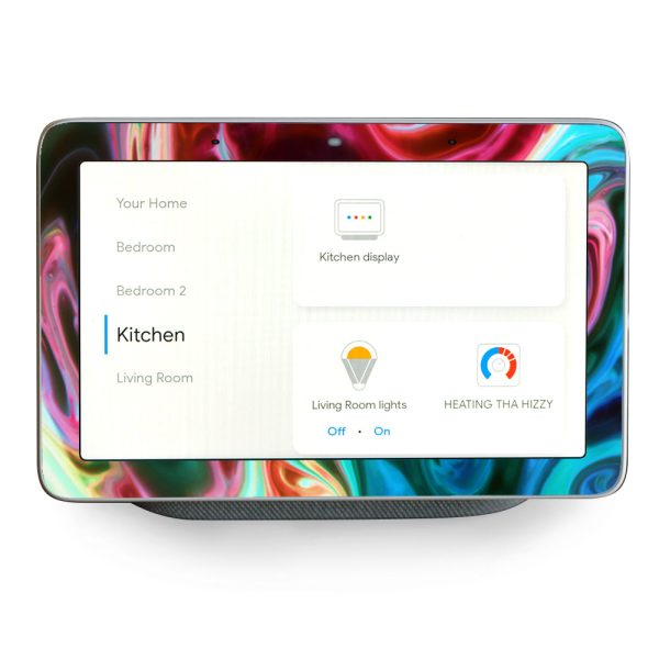 Paint Mix Sirls Red Green Google Home Hub Skin on Sale
