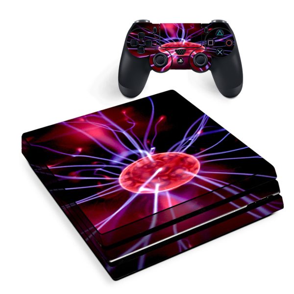 Plasma Ball Electricity Bolts Sony PS4 Pro Skin Online now