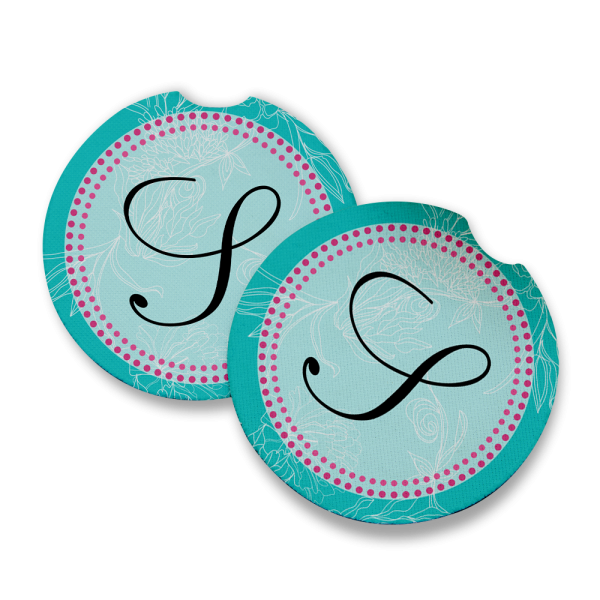 Monogram S | Car Coaster Hot on Sale