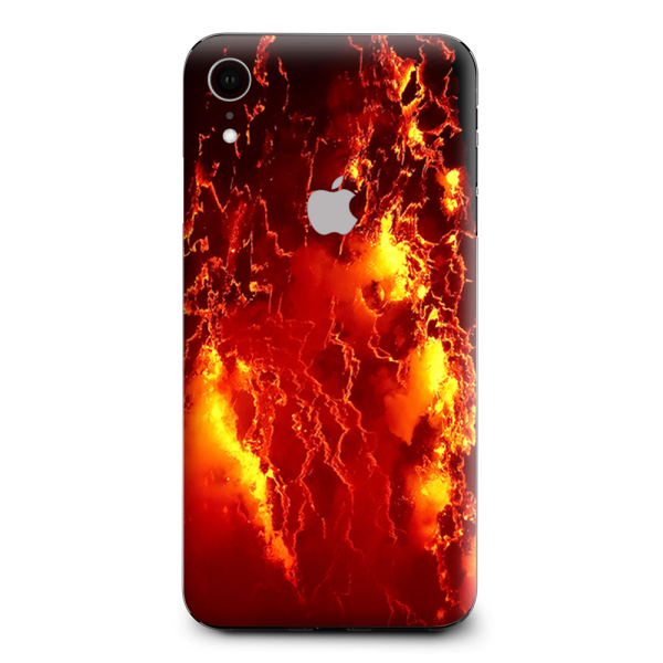 Fire Lava Liquid Flowing Apple iPhone XR Skin Discount