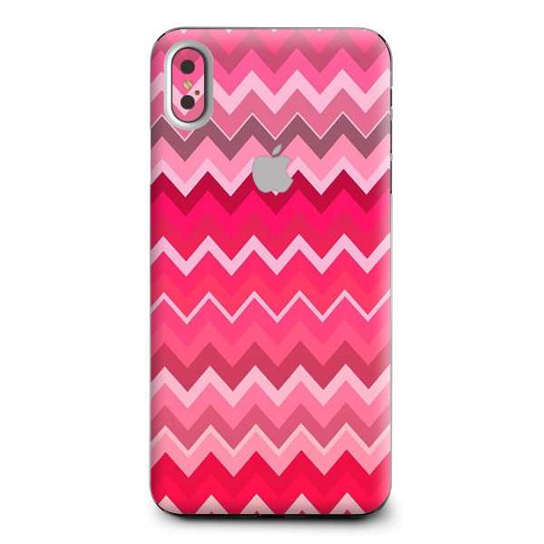 Red Pink Chevron Apple iPhone XS Max Skin Hot on Sale