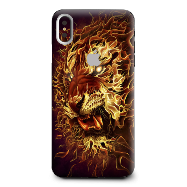 Tiger On Fire Apple iPhone XS Max Skin Supply