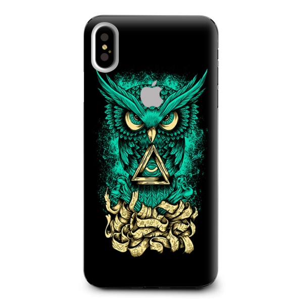 Awesome Owl Evil Apple iPhone XS Max Skin Cheap