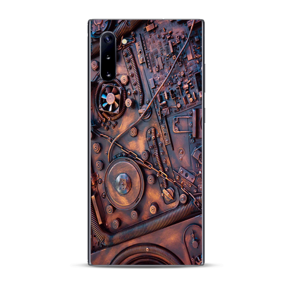 Steampunk Metal Panel Vault Gear | Skin For Samsung Galaxy Note 10 Online