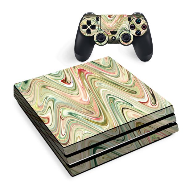 Marble Abstract Motion Sony PS4 Pro Skin Cheap