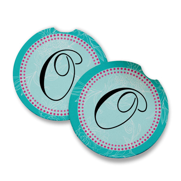 Monogram O | Car Coaster Cheap