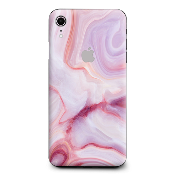 Pink Stone Marble Geode Apple iPhone XR Skin For Discount