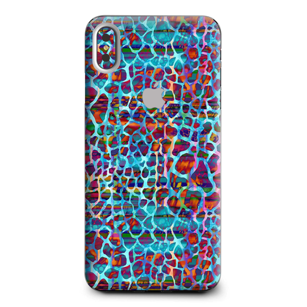 Colorful Leopard Print Apple iPhone XS Max Skin Supply
