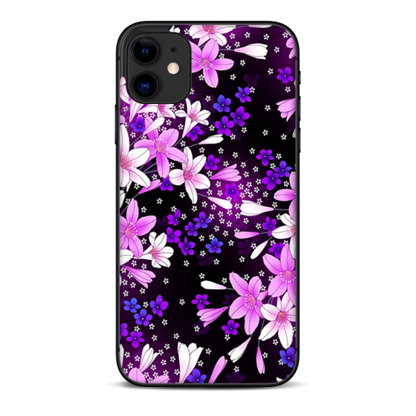 Purple Pink Colorful Flowers Lillies | Skin For Apple iPhone 11 Cheap
