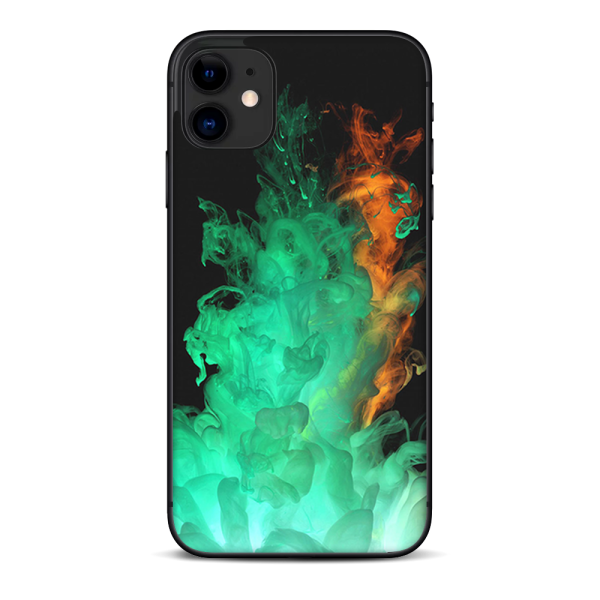 Orange Green Smoke | Skin For Apple iPhone 11 Online Hot Sale