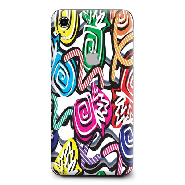 Squiggles Swirls Pop Art Apple iPhone XR Skin Sale