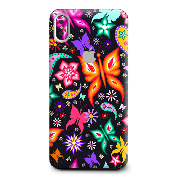 Floral Butterflies Apple iPhone XS Max Skin Hot on Sale