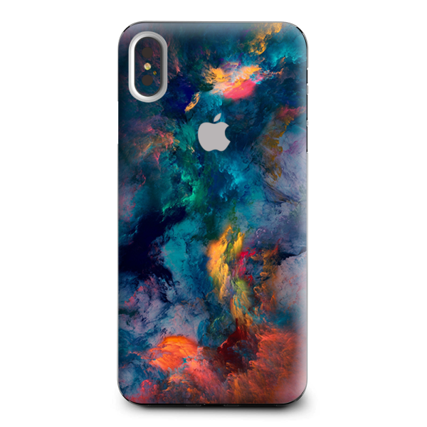 Color Storm Watercolors Apple iPhone XS Max Skin For Cheap