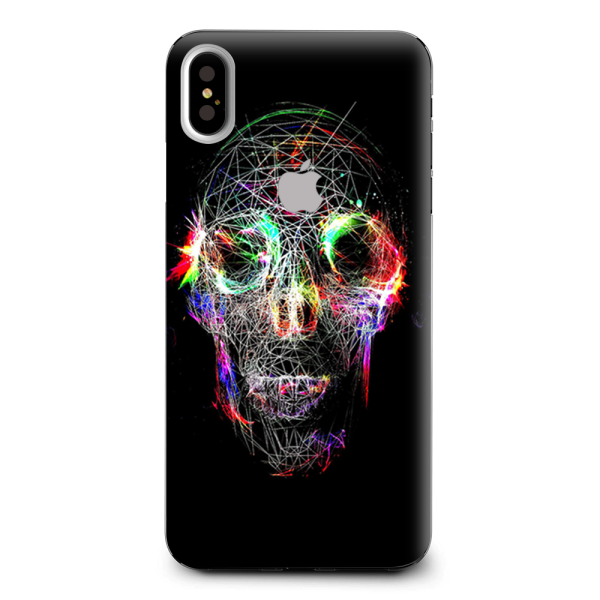 Skull Wild Line Electric Apple iPhone XS Max Skin Supply