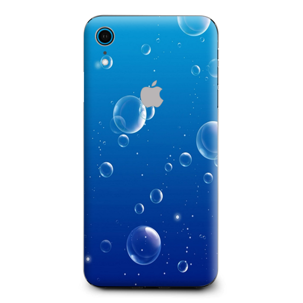 Water Bubbles Apple iPhone XR Skin Discount