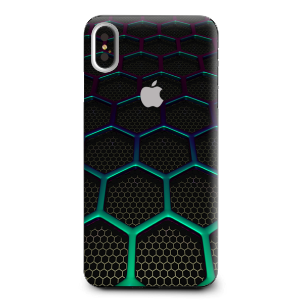Metal Grid Futuristic Panel Apple iPhone XS Max Skin Online Hot Sale