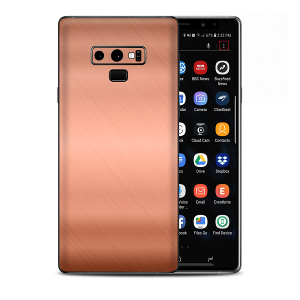 Copper Panel Samsung Galaxy Note 9 Skin Supply