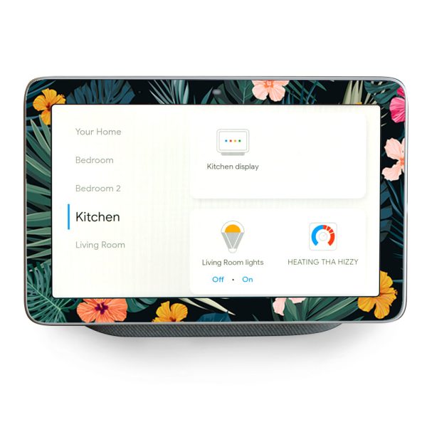 Hibiscus Flowers Tropical Hawaii Google Home Hub Skin on Sale