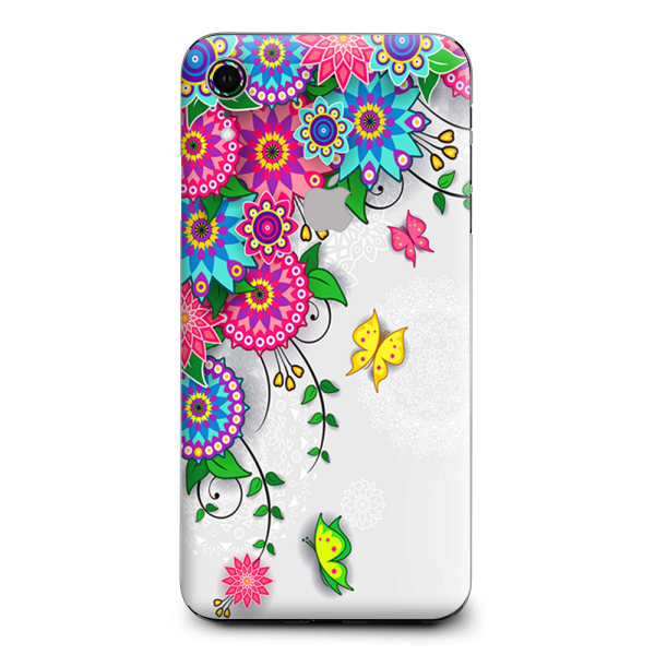 Flowers Colorful Design Apple iPhone XR Skin Fashion