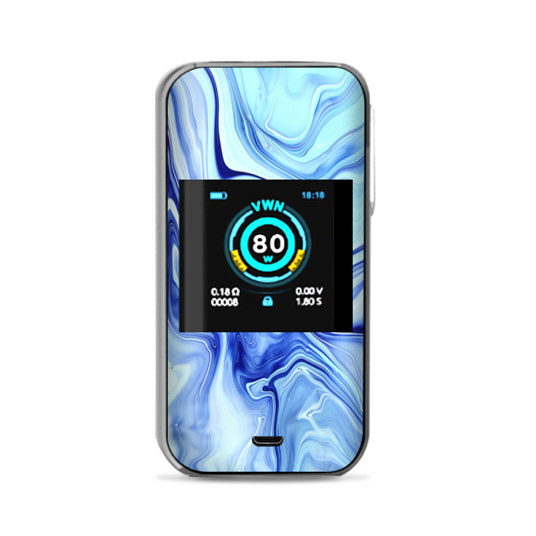 Blue Marble Rocks Glass Vaporesso Luxe Nano Kit Skin Cheap