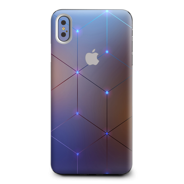 Vector Weird Digital Glass Apple iPhone XS Max Skin Supply