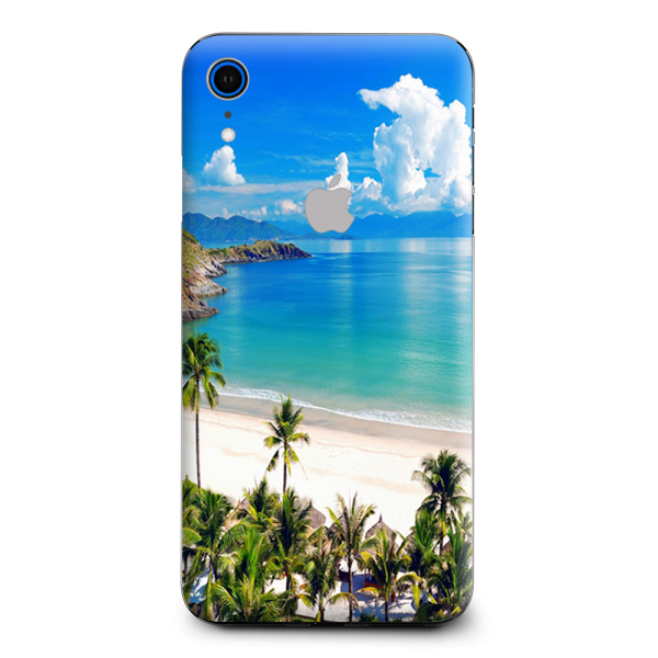 Tropical Paradise Palm Trees Apple iPhone XR Skin on Sale