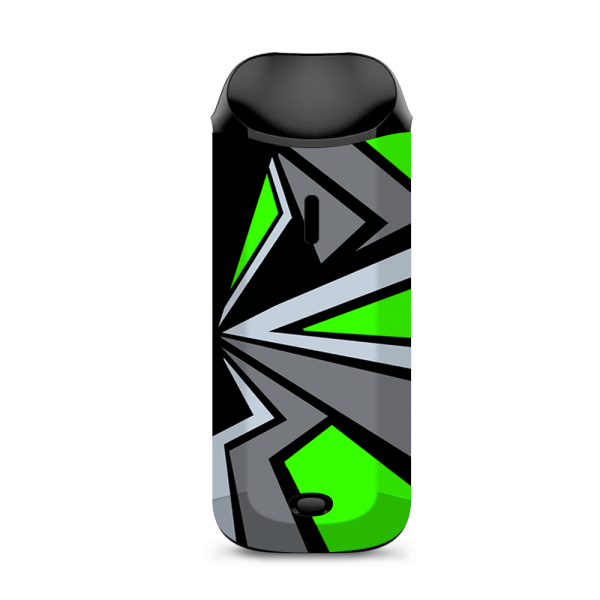 Tripy Triangle Pattern Green Grey Vaporesso Nexus AIO Kit Skin Supply