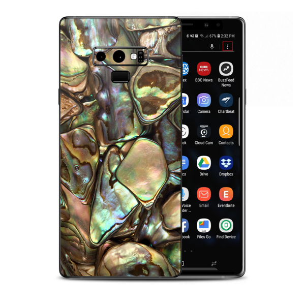 Gold Abalone Shell Large Samsung Galaxy Note 9 Skin on Sale