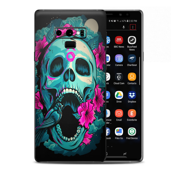 Skull Dia De Los Muertos Design Bird Samsung Galaxy Note 9 Skin Online Hot Sale