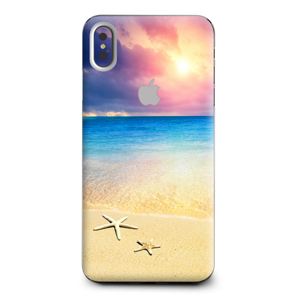 Starfish On The Sand Beach Sunset Apple iPhone XS Max Skin Fashion